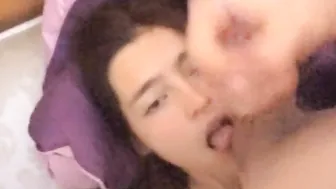 Close up Hottie lovers passionate