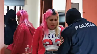 We were recording a scene and the police arrived I had to loosen my booty