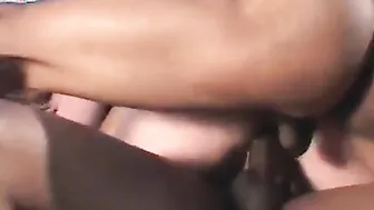 Hubby is gone while fiance fucking 2 guys
