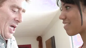 Black Facial - Monique Carvalho blows and fucks dick