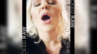 BLACKEDRAW Adorable little Blonde Vic takes on the massive big black cock