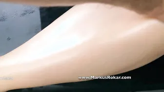 Close UP Rubs Concealed Camera