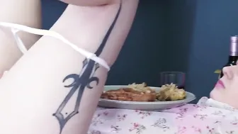 Slave licks domina masters booty