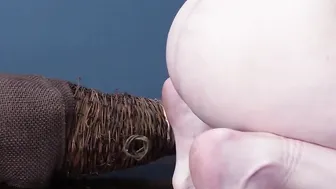 Slave licks domina masters booty