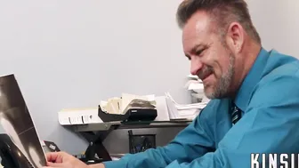 Daughter Interning with dad photo copies her hooters to seduce him