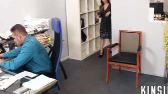 Daughter Interning with dad photo copies her hooters to seduce him
