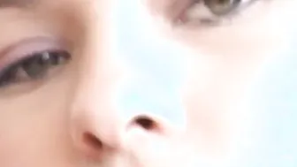 Bald 19 yo masturbates into solo clip