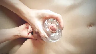 Testing new male masturbator (Gift from fan) - Isis Moone