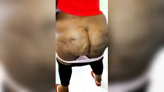 Black BBW piss and fart