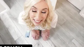 Dad Crush - Vulgar Step Dad Cant Resist His Big Boobed Blonde Step Daughters Gigantic Butt And Bangs Her Rough