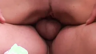 Big Boobed dark hair has an amateur anal nailed with brother