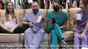 VERY Pregnant Nova Maverick Getting Tongue Extensively Examined By Nurse