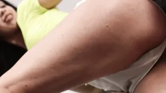 18 Year Old Analyzed - First anal Milena Briz after home workout