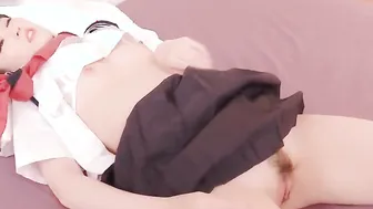 Great jugs of chinese college girl gotten oily and spermy. Creampie