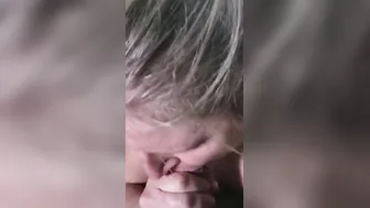 This cunt with mouth loves to eat penis