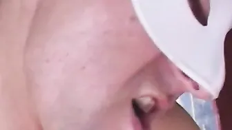 Irresistible penis blowing blonde with super sexy breasts getting her anus