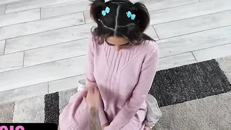 Step-Sister's First Time Anal with Huge Dick in Role Play Scenario