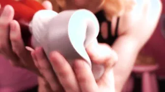 Adorable Skank taking the Sigmaloid Beowulf and Cthulu Vibrators deep