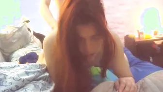 I love to look at the camera when he screwed