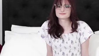 ExCoGi - 19yo Reese Robbins Rolls Eyes While Cumming On Her 1st Porno