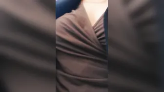 Boobwalk: V-Shirt and Coat. Vertical