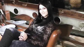Hungarian gipsy bitch on casting