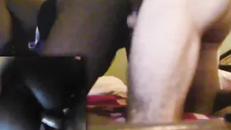 Romantic amateur interracial finger fucked and FELLATIO with Black Bombshell
