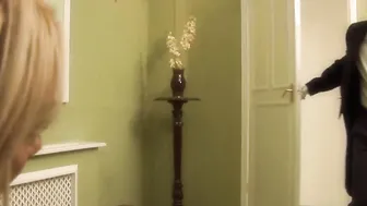 Big Tit blonde cougar getting her hands on a rough penis