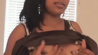 African Throat Plowed - Black teens has interracial anal sex