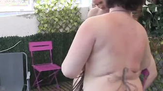 A trio of sexsual girls takes care of a dick