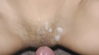 College Girl's Hairless Bush - Creampies & Big Loads on Teenage Face