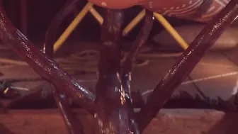 Big Titted Dark Hair Bound Up Vibrator Pounded - Vulgar cunt with mouths Extremely