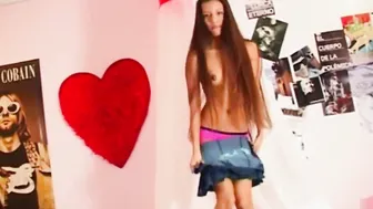 Sweet Little Lupe Finger Fucked her Twat