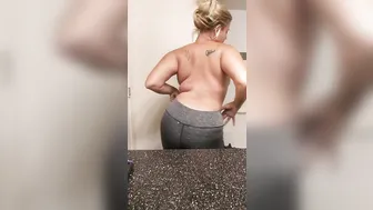 Beauty Stripping Seniorita Teases and Jiggles Butt