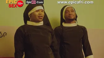 Holy 3 Way - Nuns pounded their Staff and made him cum into