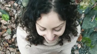 Teens step sister couldnt wait anymore Pounded public into outdoor watched by