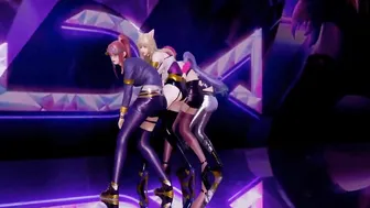 [MMD] Stellar - Marionette Ahri Akali Evelynn Kaisa the best Uncensored 3D