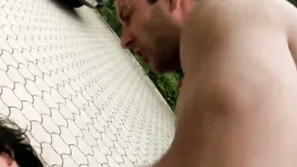 Hardcore Dreier im Camper und Outside
