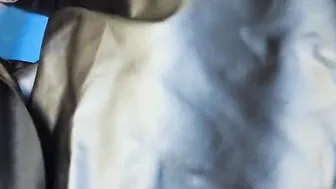 little piss bimbo pisses into her sexy wetlook dress on