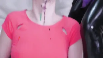 Anal filthy assylum teenie into lezdom BONDAGE tape