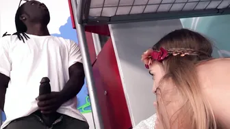HORNYHOSTEL - (Eveline Dellai Freddy Gong) - Can Hardly Fit That Monster bbcs Into Her Booty