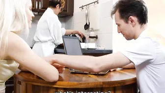 SISPORN. Boy fucks adorable stepsis not afraid to be caught by strict stepmom