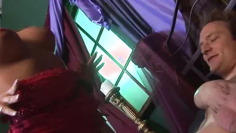 Her stepson is ready to plowed her twat right away - Girlfriend Aline