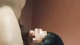 Janda vulgar suruh tumpah dalam ( Indonesian Amateur turned on widow