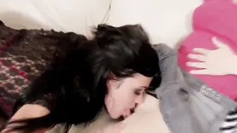 Fucking British Stepmom - Big Tit Camgirl and Alyssa have
