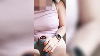 Fucking her while she climaxes on a rubs hammer
