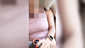 Fucking her while she climaxes on a rubs hammer