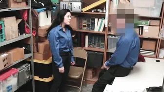 Tricky chick Put On A Guards Uniform But The Test Banged Showed That Shes A Shoplifter - SHOPFUCK