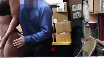 Ebony Barely Legal Caught Stealing from Cloths Store and Getting Strip Searched
