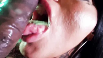 Bad Bunny on Aroma bbc Deep Throat